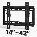 14"-42" TV Flat Panel Wall Bracket Holder Black