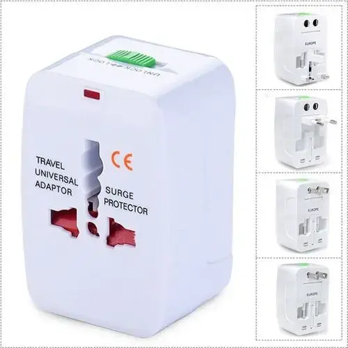 Universal Worldwide Travel Adapter All-in-One International Power Plug