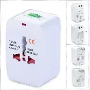 Universal Worldwide Travel Adapter All-in-One International Power Plug